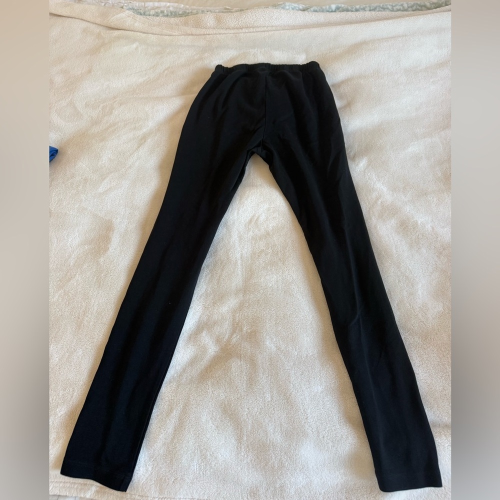 FAIR INDIGO Women's Organic 100% Cotton Leggings XS BLACK - Picture 2 of 6
